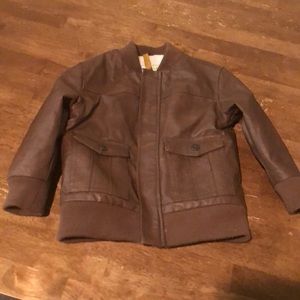 Leather like 3T Coat